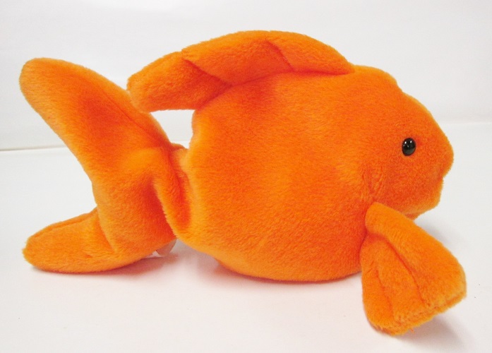 Goldie, the Goldfish<BR>RARE-4th Generation SWING & TUSH TAGS<BR> Ty- Beanie Baby<br>(Click on picture-FULL DETAILS)